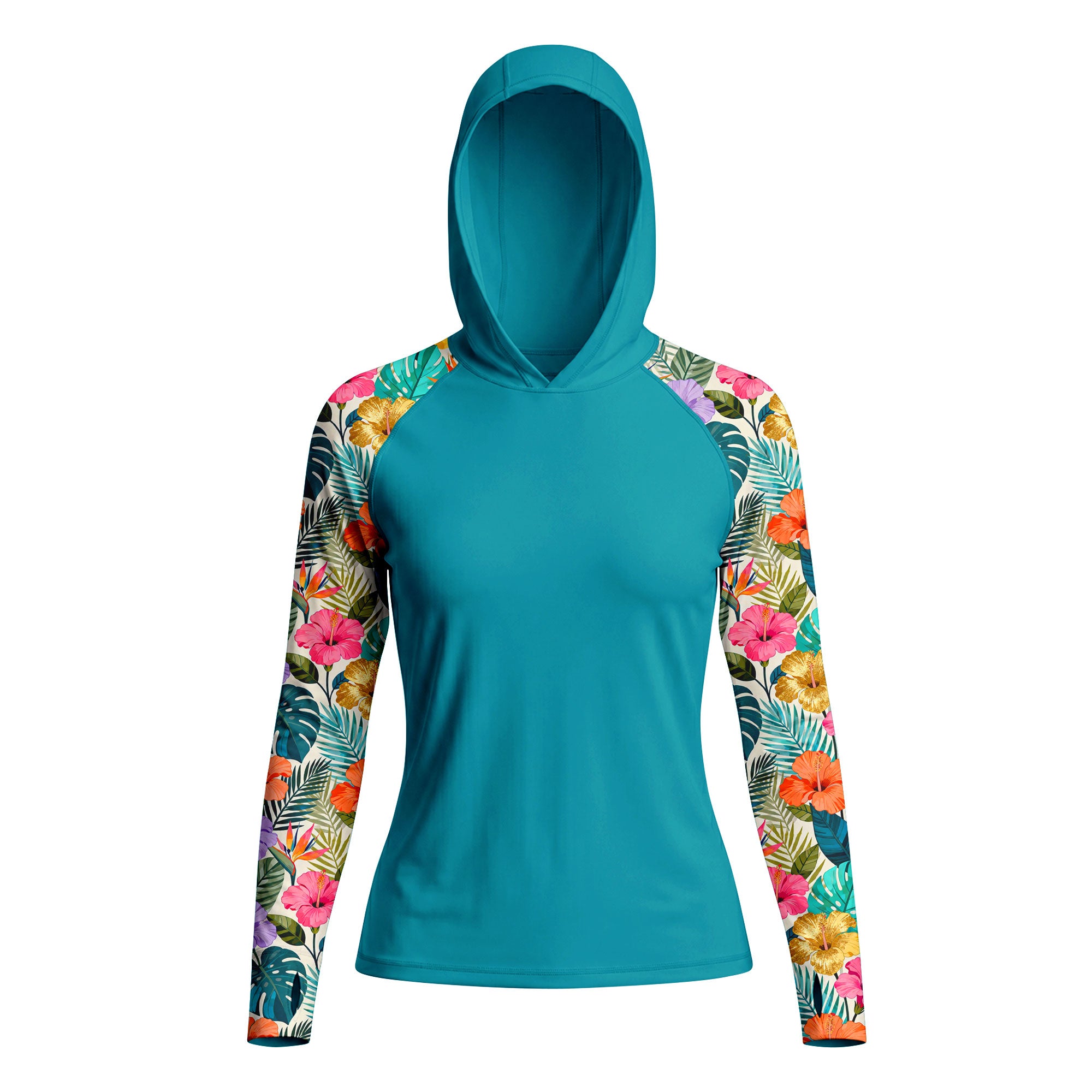 UV Sun Hoodie – Tropical Paradise